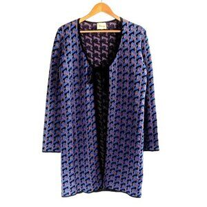 Dixie Sparkle Knit Made in Italy Long Cardigan